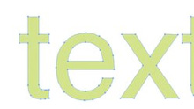Converting text to outlines